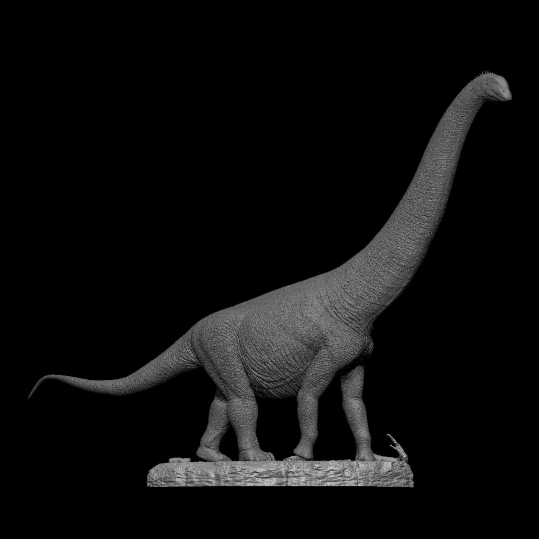 Huanghetitan statue Model Kit 1:18 1:64 Scale