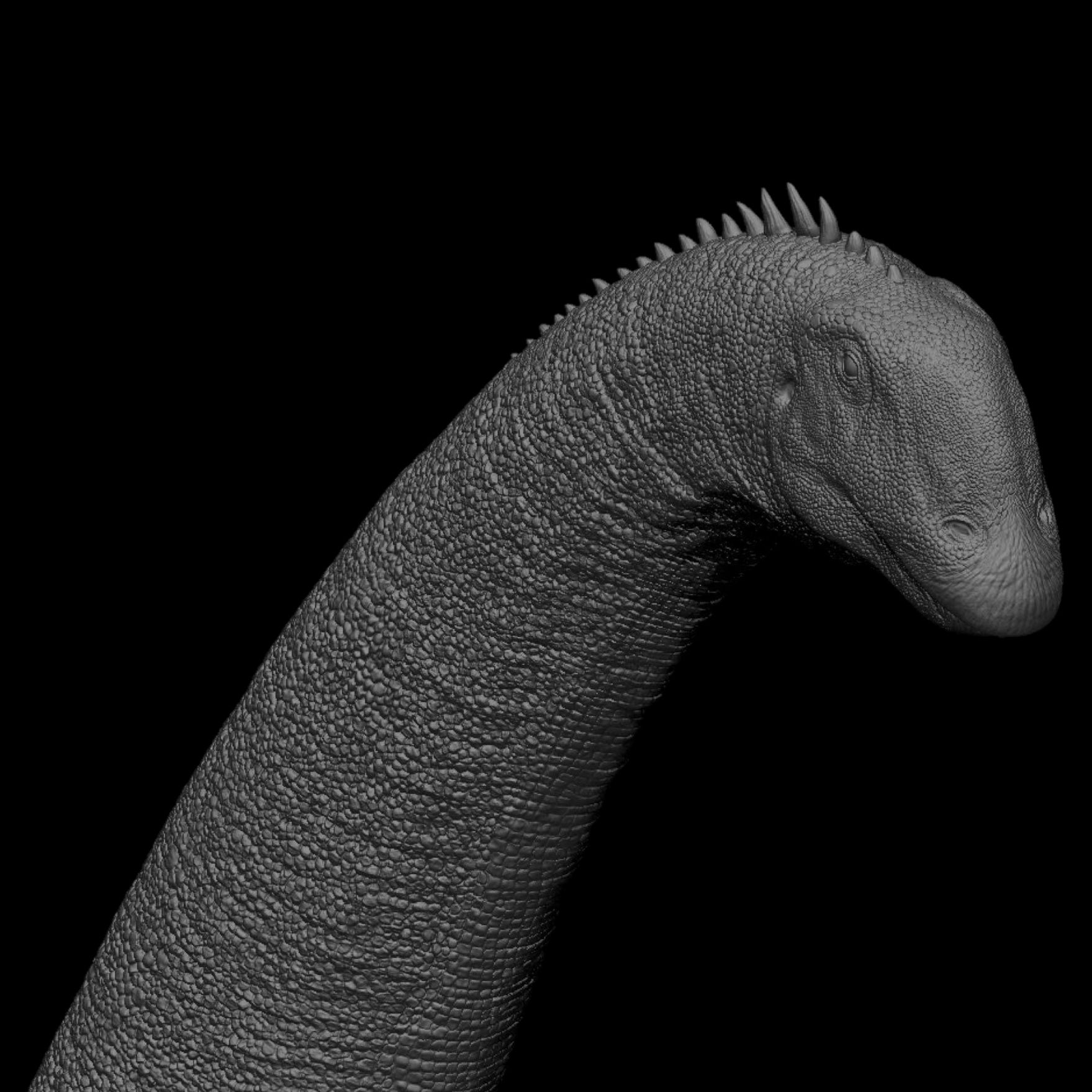 Huanghetitan statue Model Kit 1:18 1:64 Scale