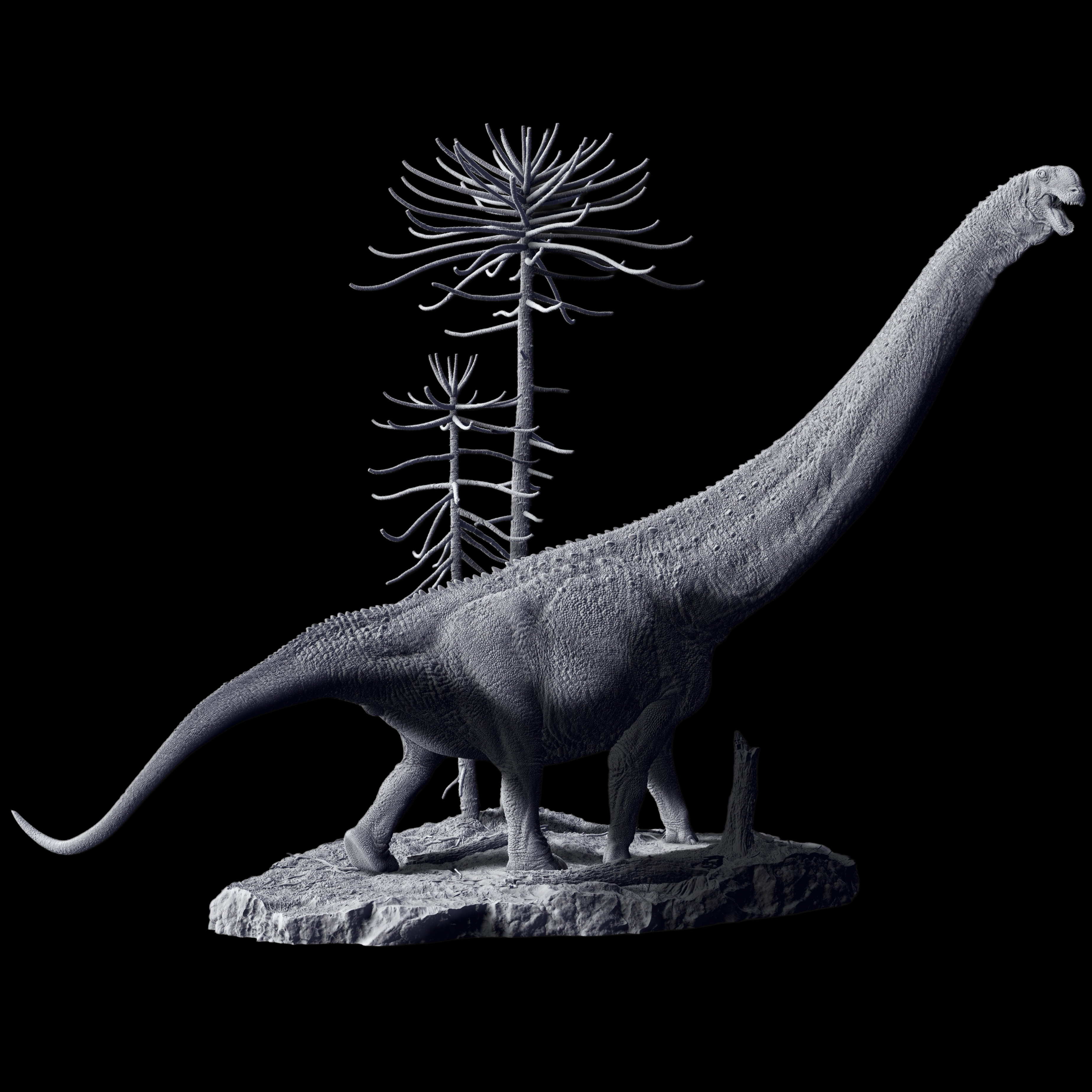 Andesaurus delgadoi statue Model Kit 1:35 Scale Jacob Baardse