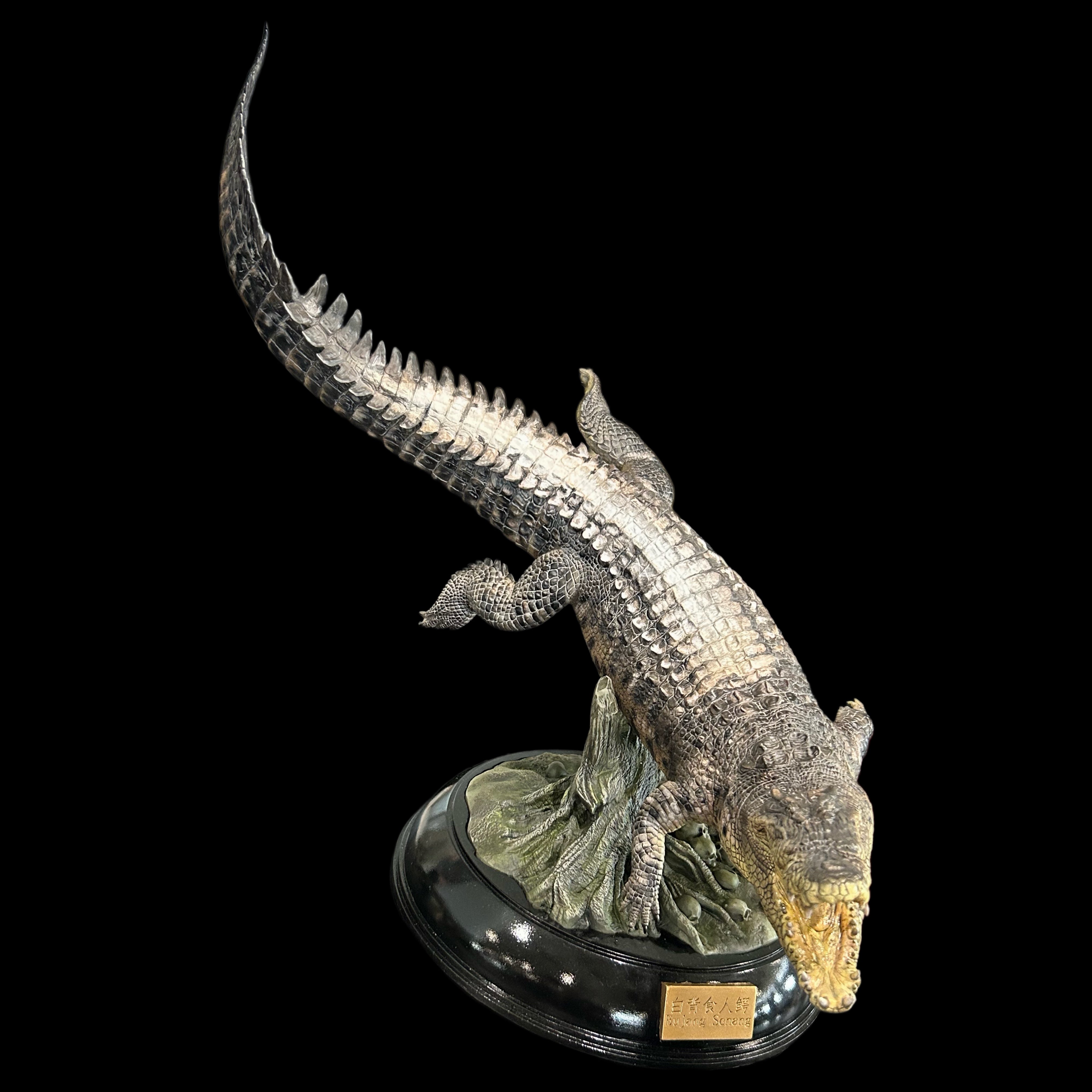 Saltwater Crocodile Bujang Senang statue Model Kit 1:10 Scale JA Studio