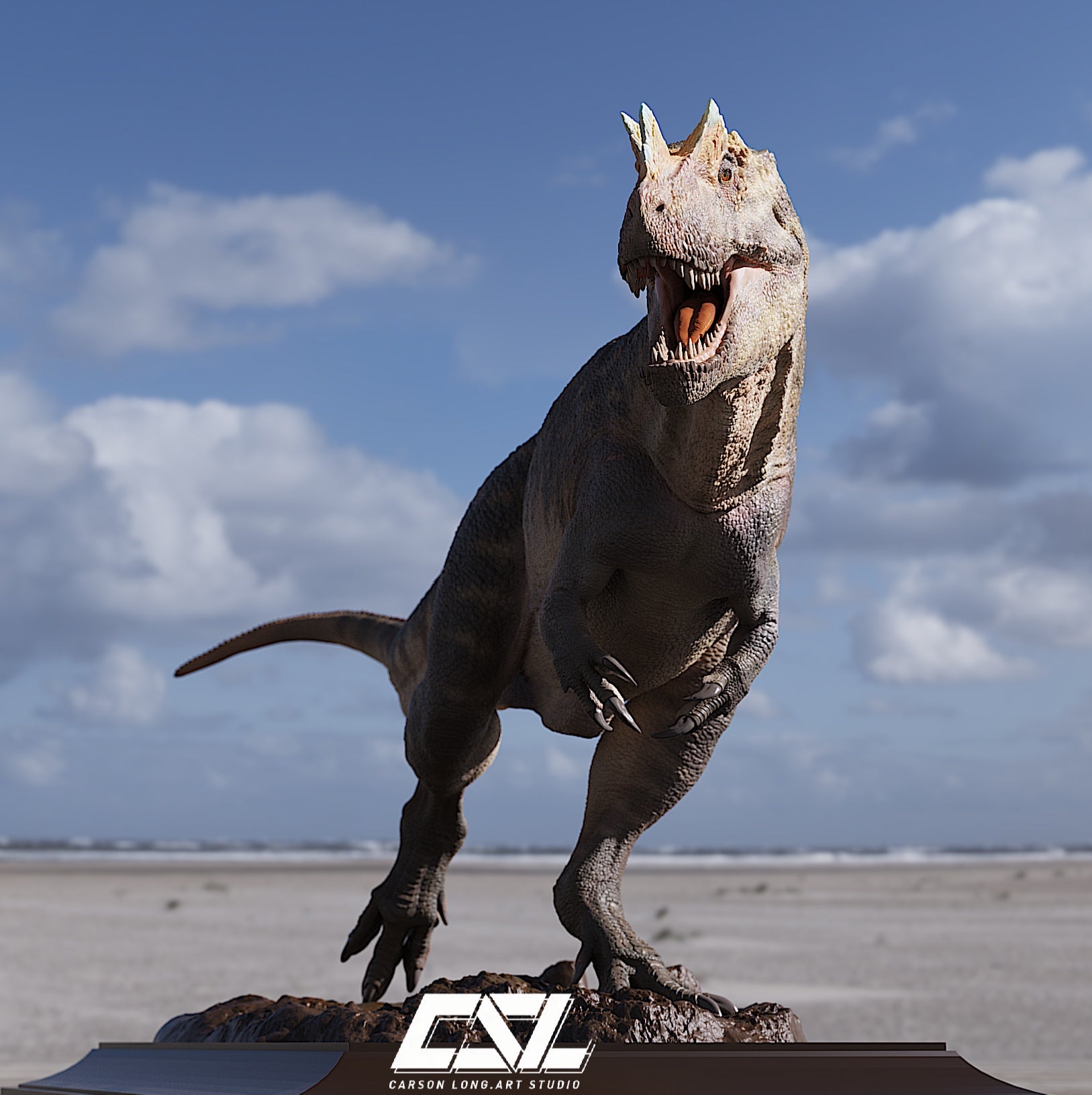 Ceratosaurus dentisulcatus Statue Model Kit 1:35 1:18 Scale CSL Studio