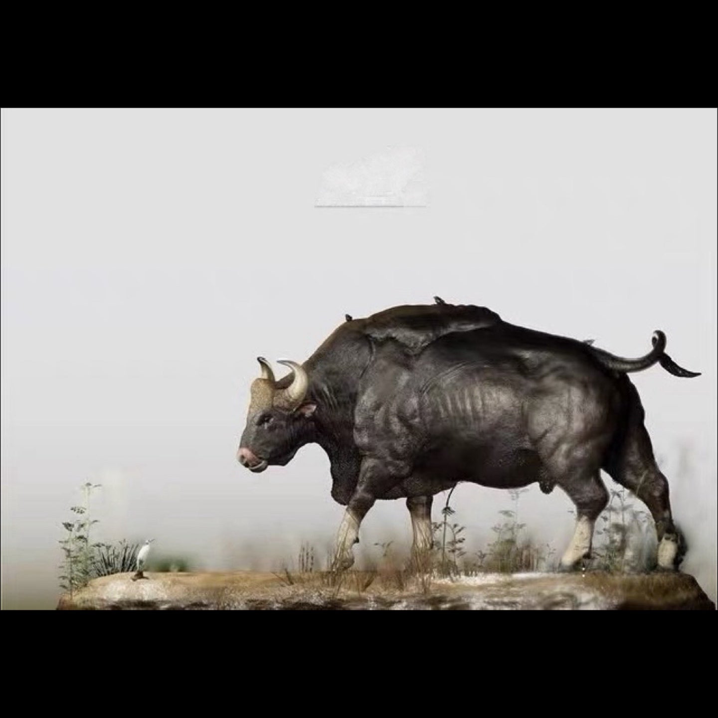 Gaur statue Model Kit The Crocs Man Studio
