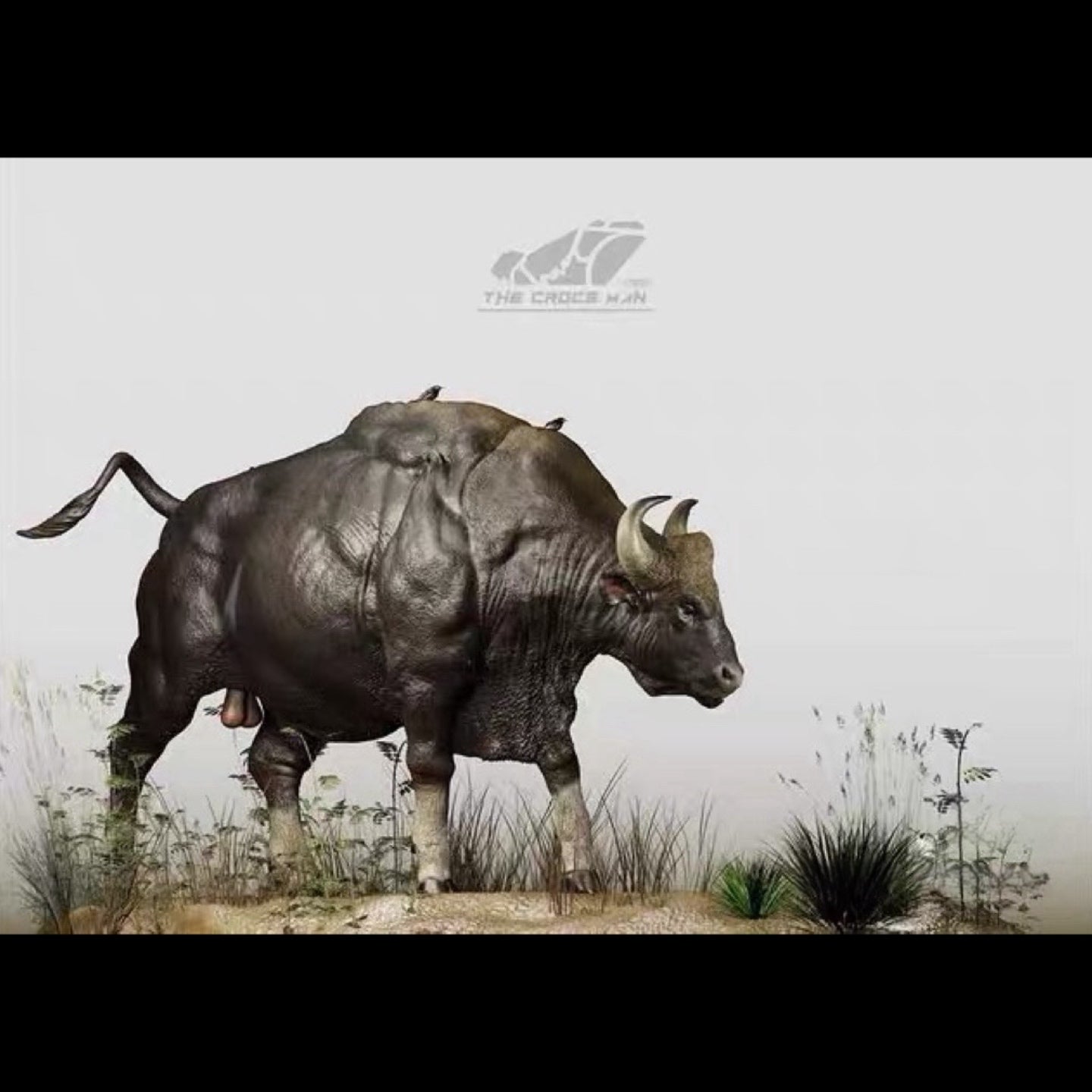 Gaur statue Model Kit The Crocs Man Studio