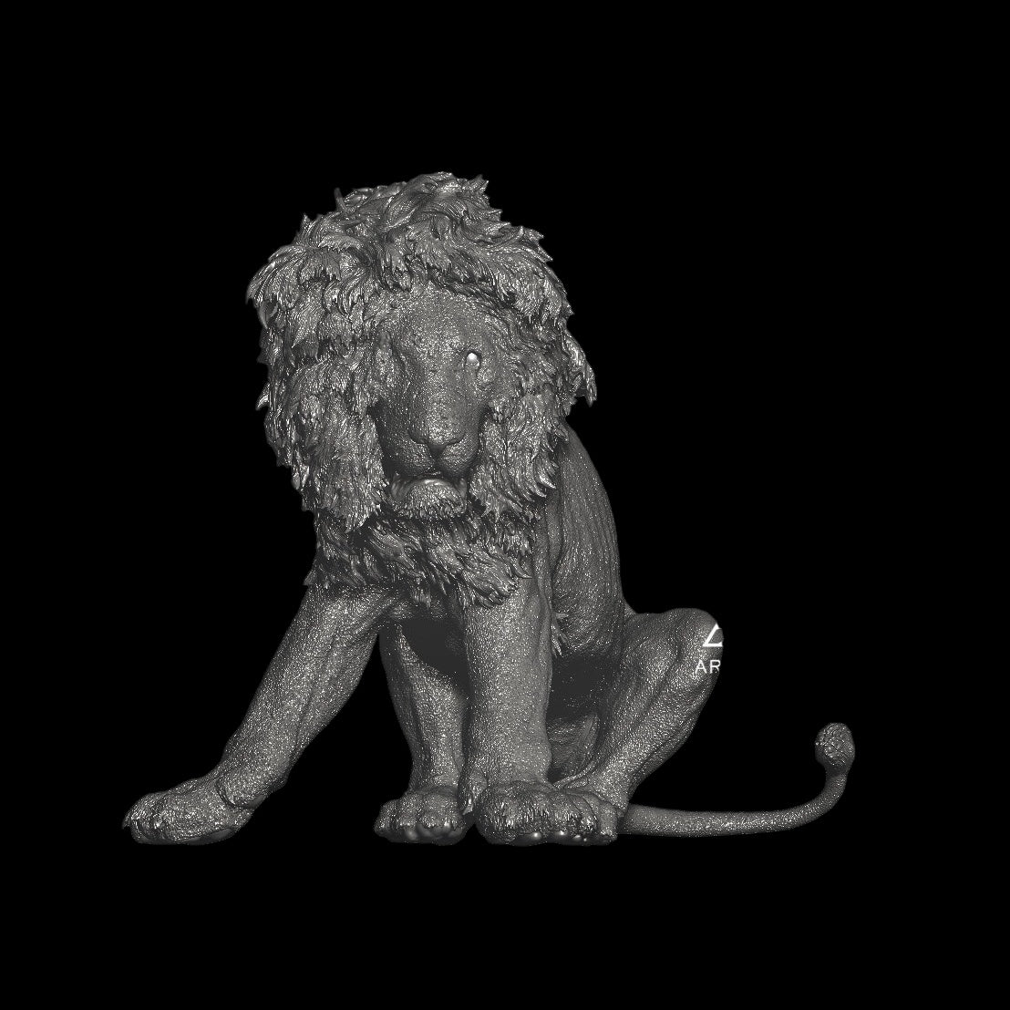 Panthera leo -Scarface Model Kit 1:5 Scale Art&amp;Evolution Studio