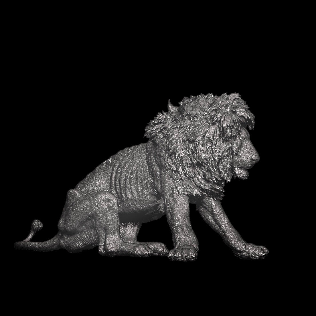 Panthera leo -Scarface Model Kit 1:5 Scale Art&amp;Evolution Studio