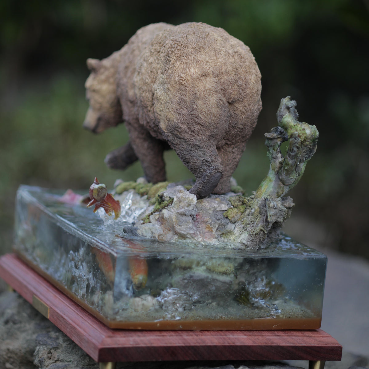 MALE NORTH AMERICAN GRIZZLY BEAR Statue Model Kit 1:10 Scale Jiantao Studio
