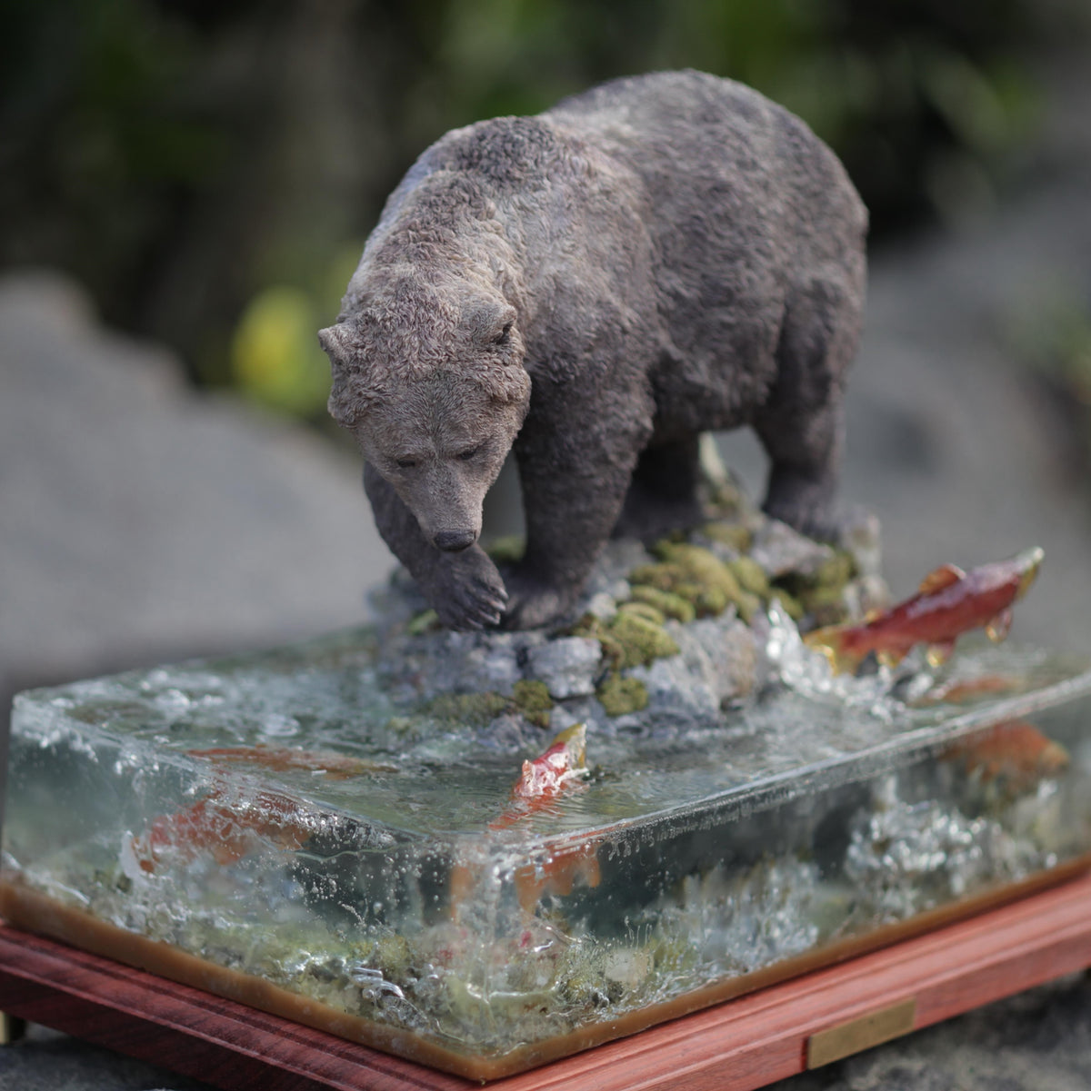 MALE NORTH AMERICAN GRIZZLY BEAR Statue Model Kit 1:10 Scale Jiantao Studio