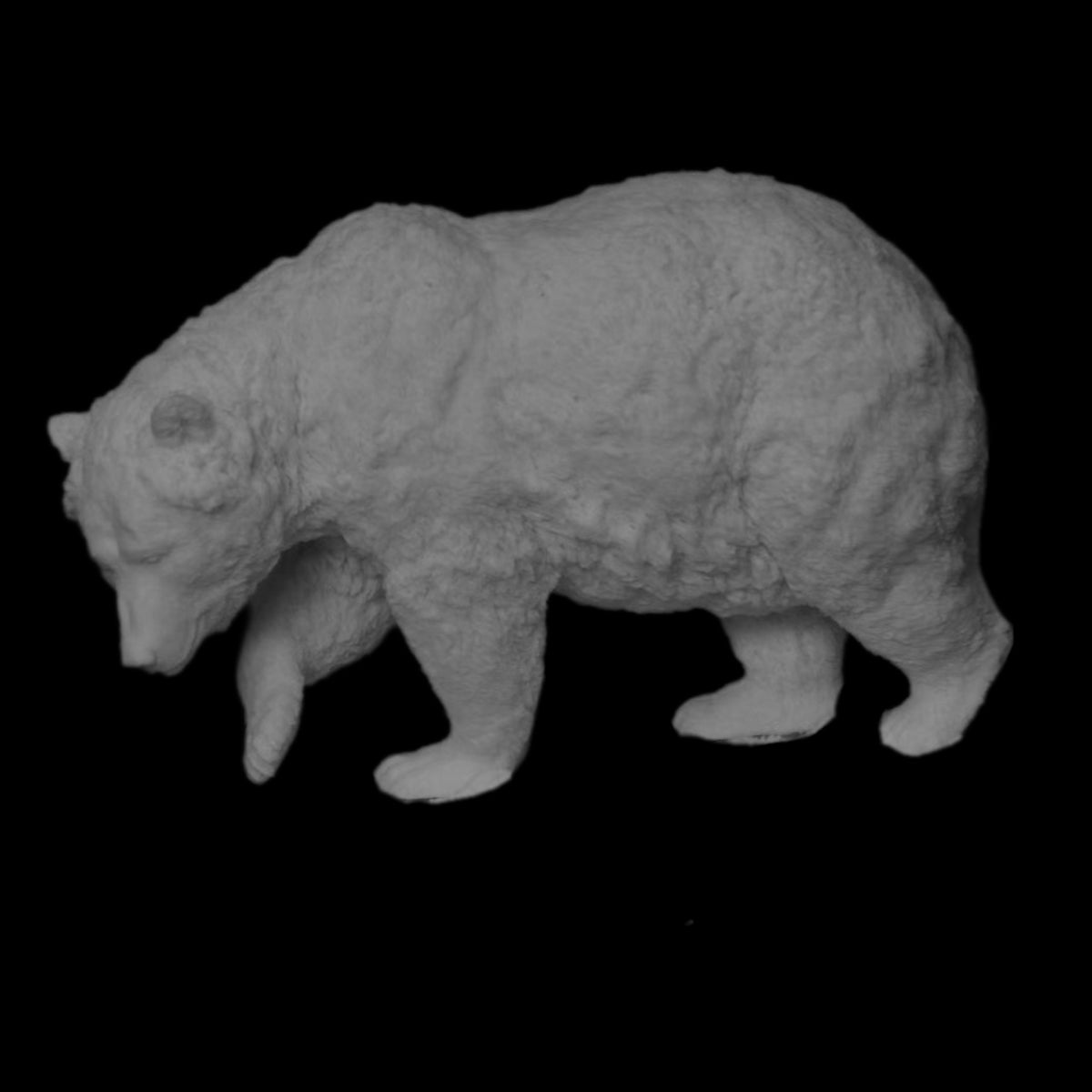 MALE NORTH AMERICAN GRIZZLY BEAR Statue Model Kit 1:10 Scale Jiantao Studio