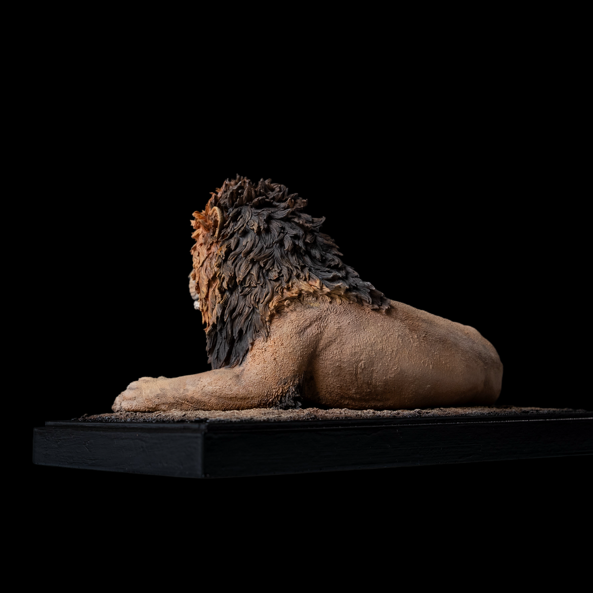 AFRICAN LION "OLOSHIPA" 1:10 / 1:6 DIORAMA ART STATUE (GREY RESIN KIT / PAINTED EDITION)
