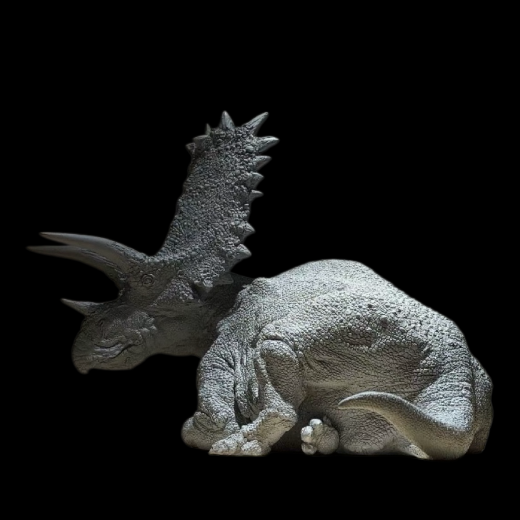 RESTING PENTACERATOPS 1:18 PALEOART STATUE (GREY RESIN KIT / PAINTED EDITION
