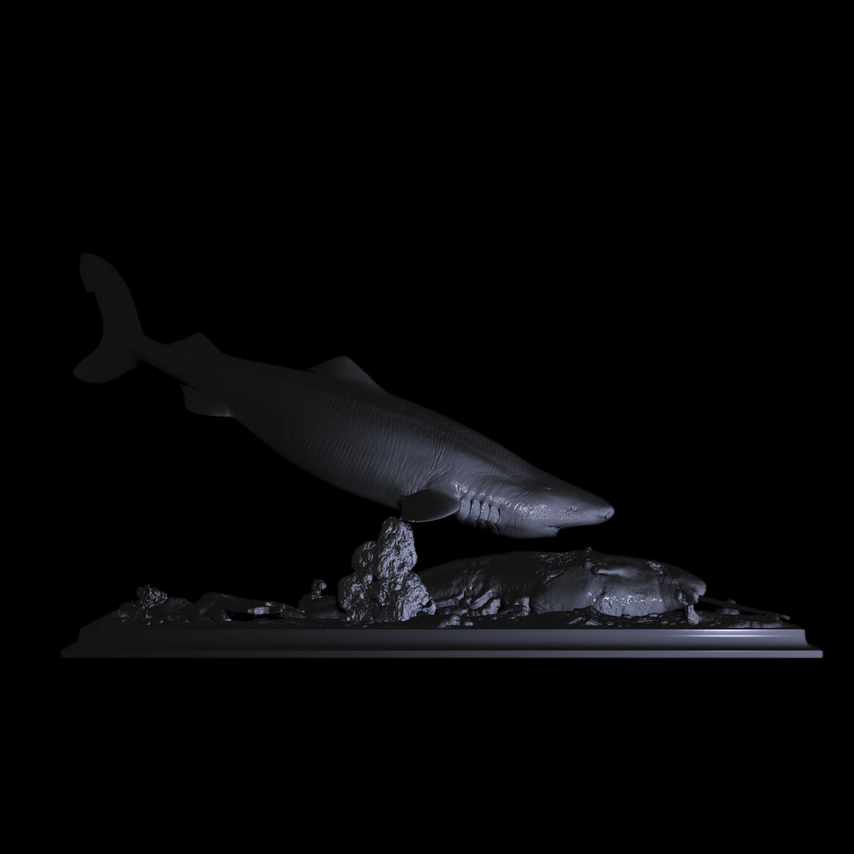 GREENLAND SHARK PALEOART STATUE (RESIN KIT / PAINTED EDITION) APHID STUDIO
