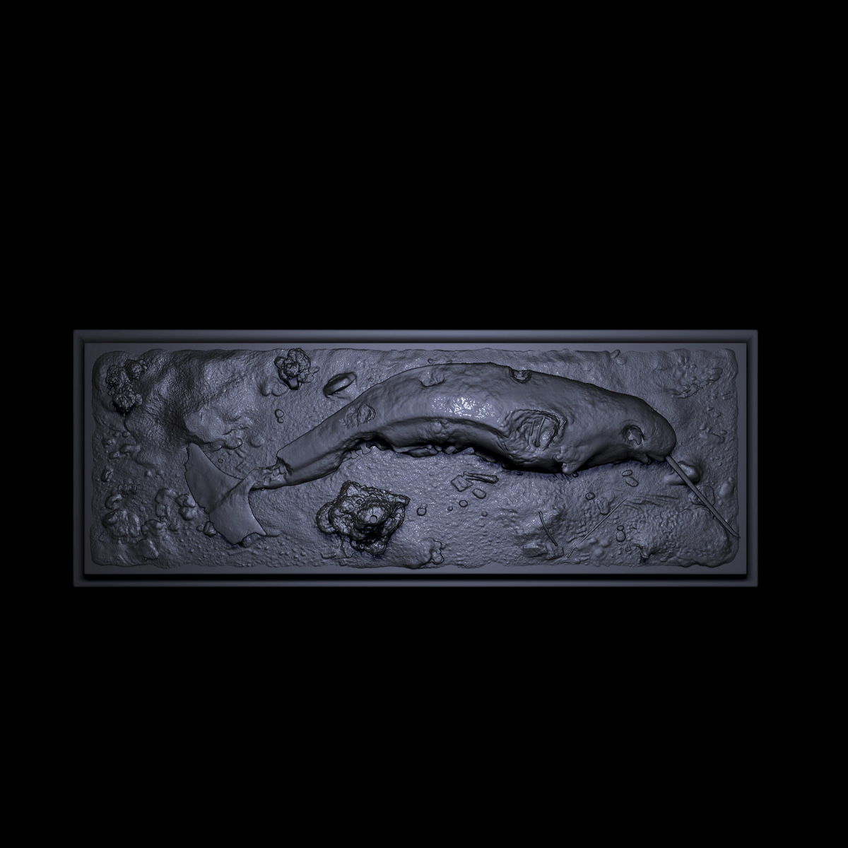 GREENLAND SHARK PALEOART STATUE (RESIN KIT / PAINTED EDITION) APHID STUDIO