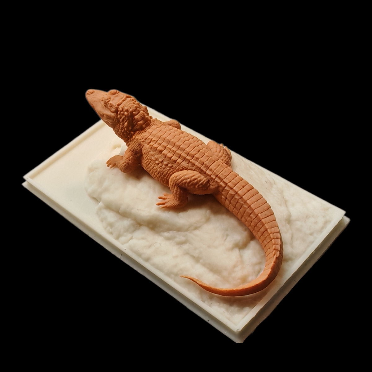 Alligator sinensis 1:35 ART STATUE (RESIN KIT / PAINTED EDITION) — PRESENTED BY APHID STUDIO