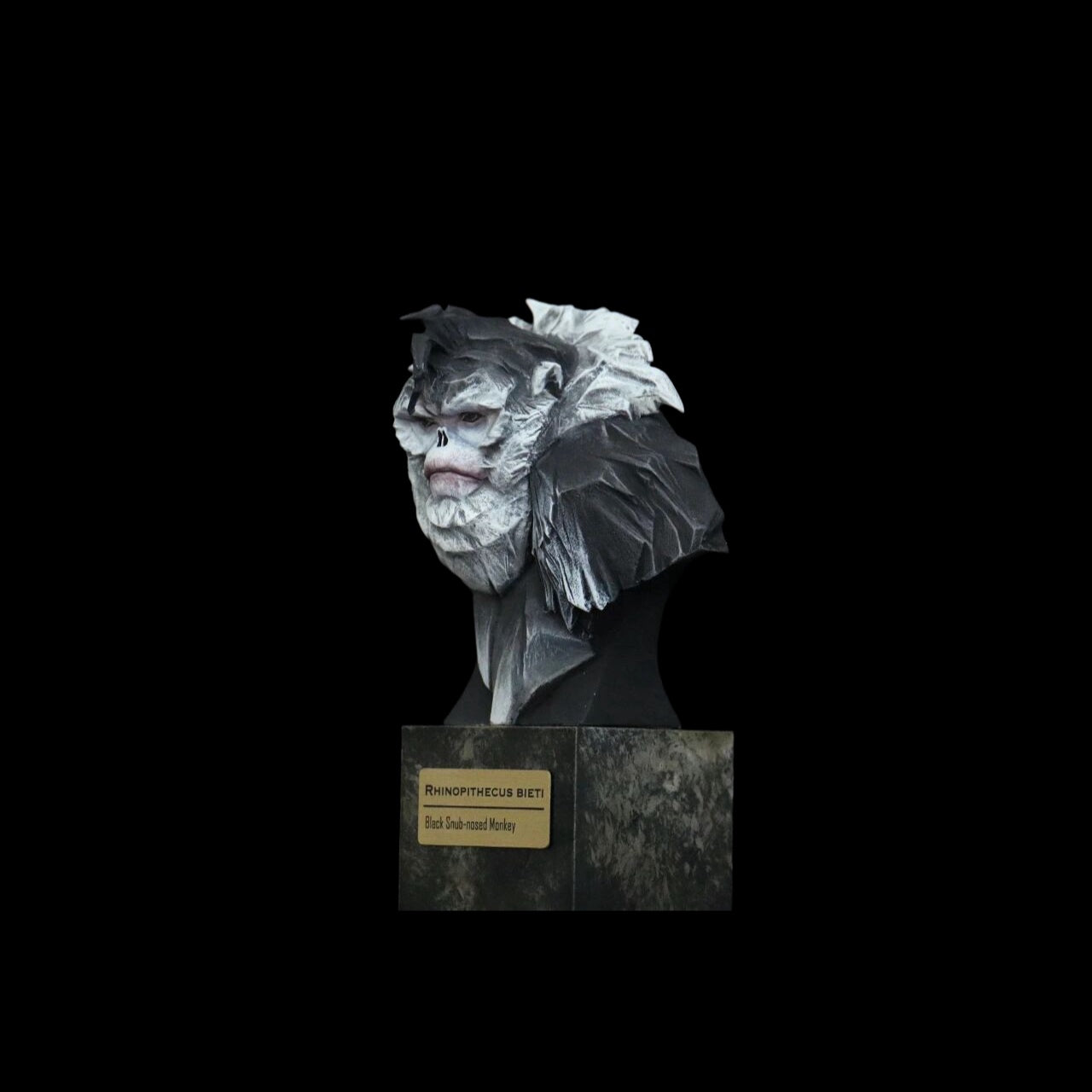 GOLDEN EAGLE · YUNNAN SNUB-NOSED MONKEY · TAKIN · CLOUDED LEOPARD  WILD CHINA: ENDANGERED SPECIES ART STATUE PROJECT