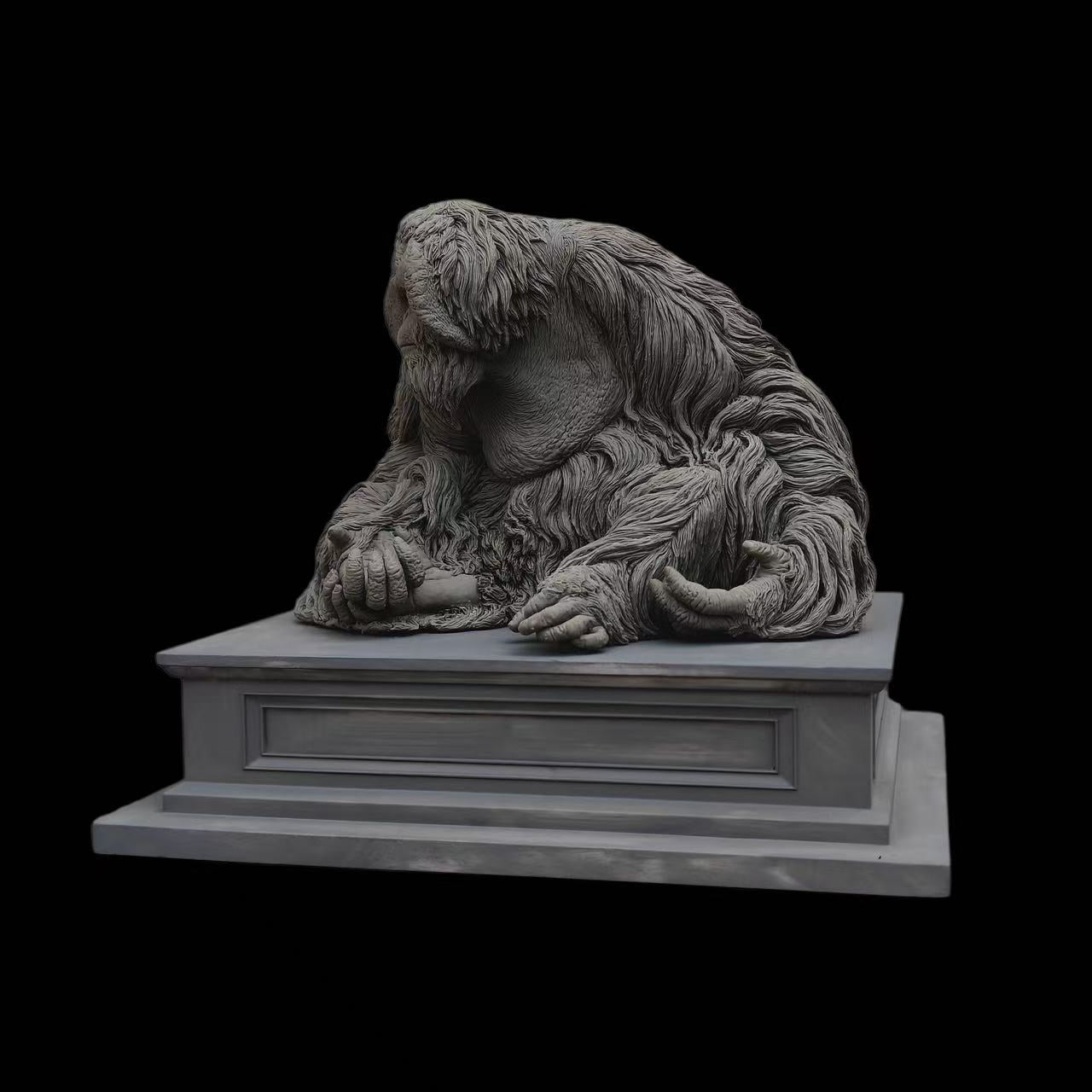 Bornean Orangutan statue Model Kit 1:6 Scale