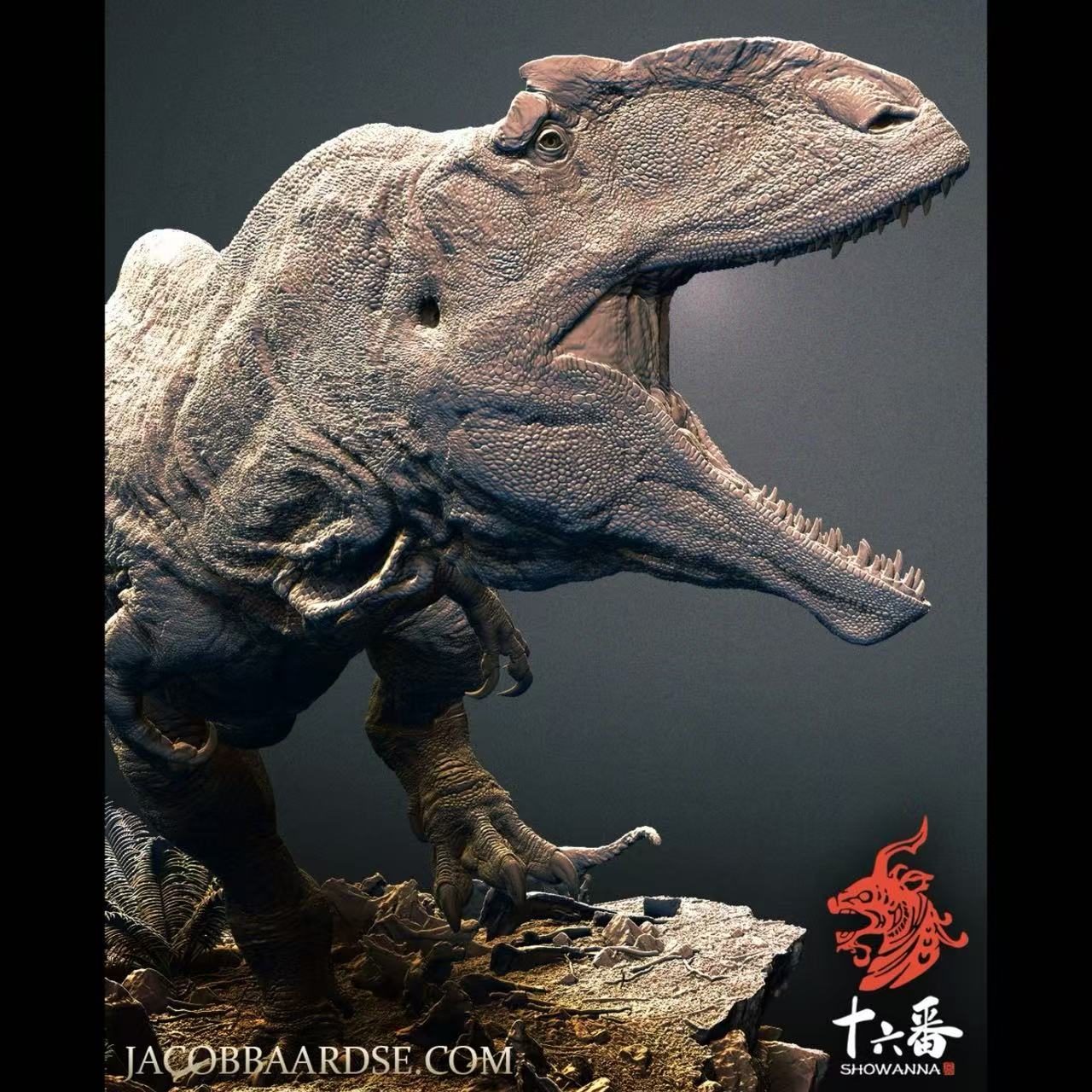 Giganotosaurus carolinii Statue Model Kit 1:35 1:18 Jacob Baardse