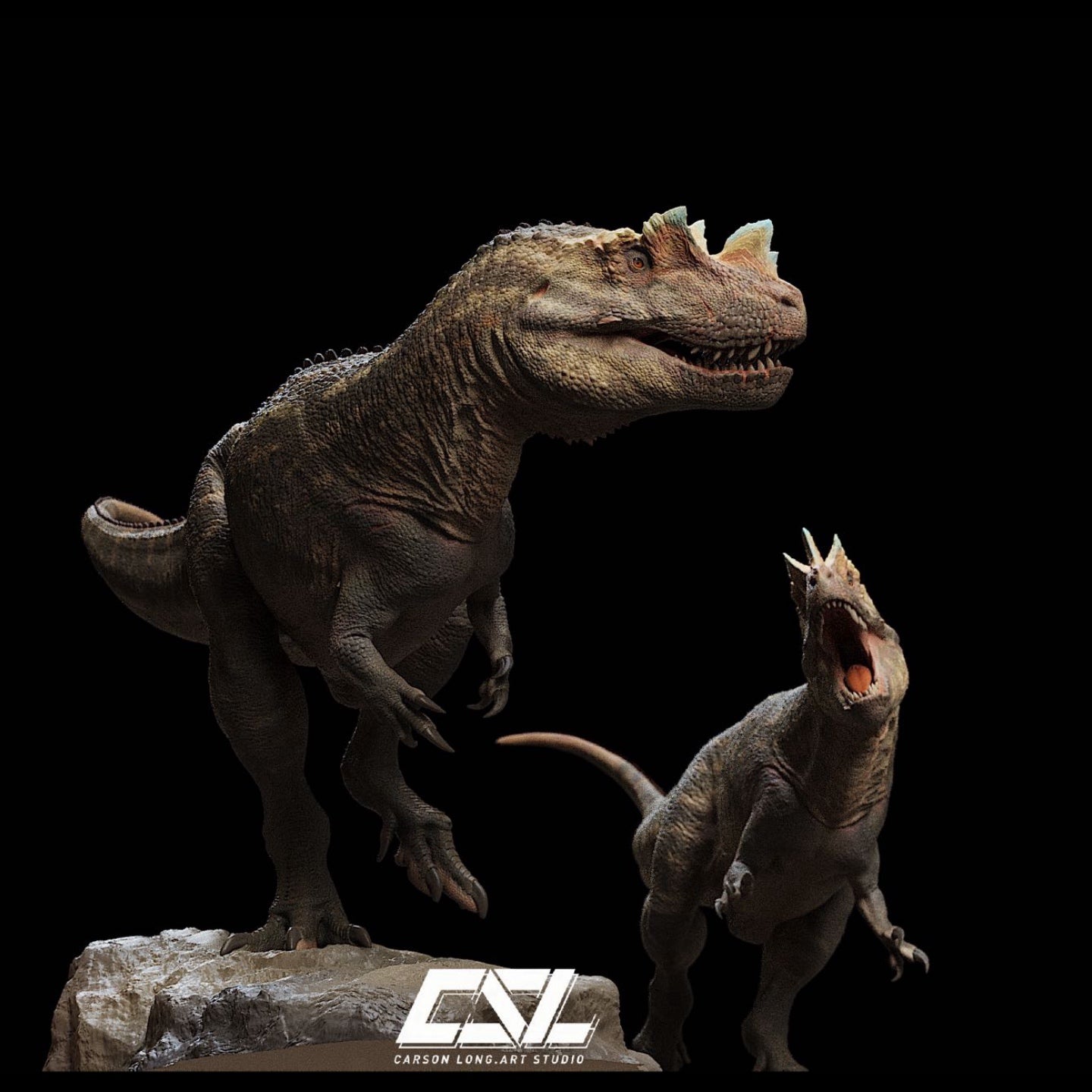 Ceratosaurus dentisulcatus Statue Model Kit 1:35 1:18 Scale CSL Studio