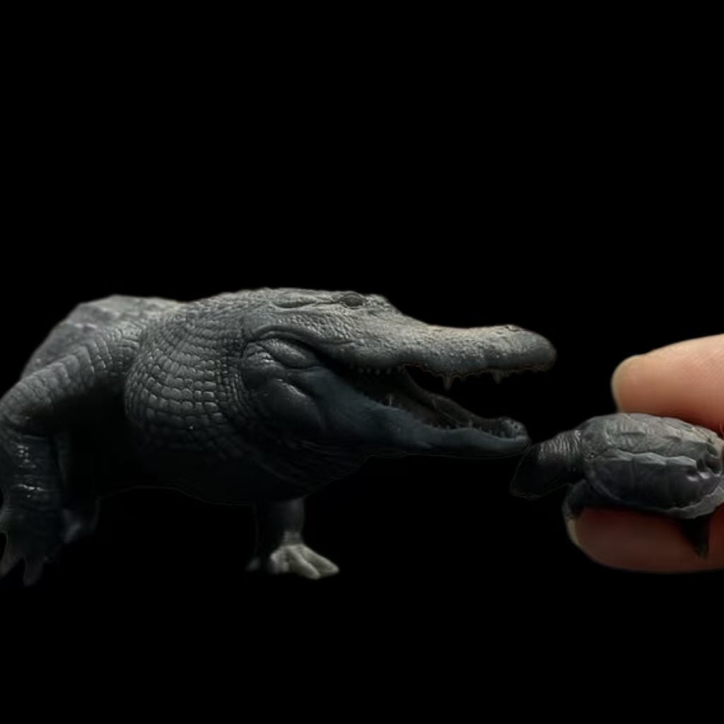 Alligator statue Model Kit The crocs man Studio