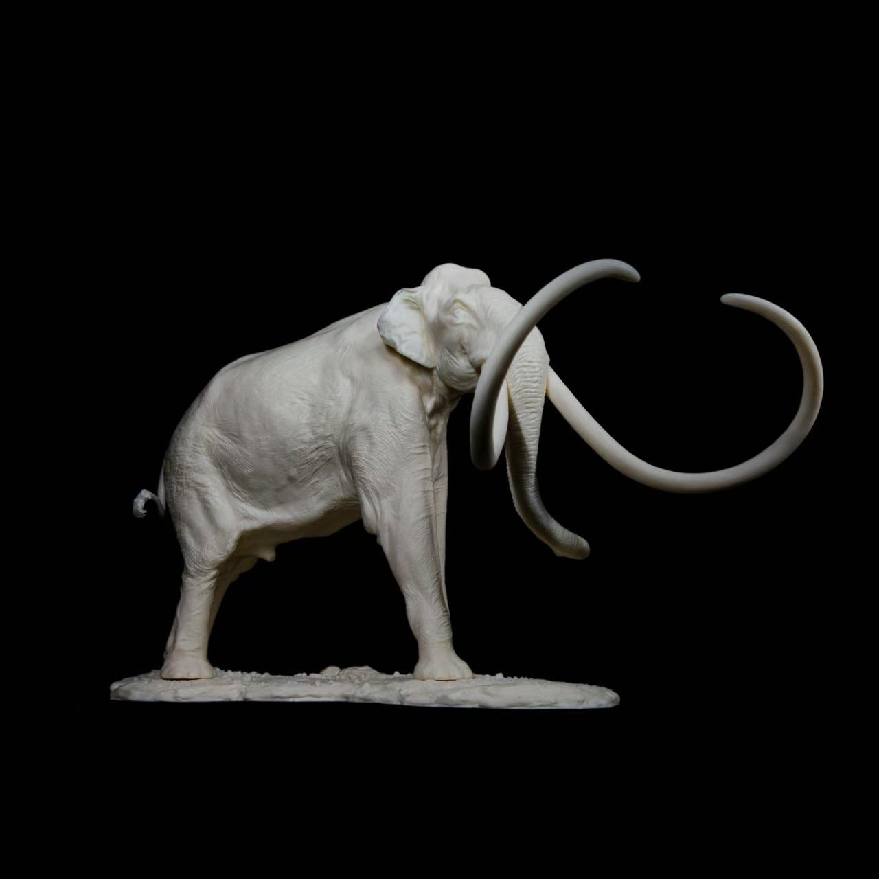 Columbian Mammoth statue Model Kit  Dinosoul Studio