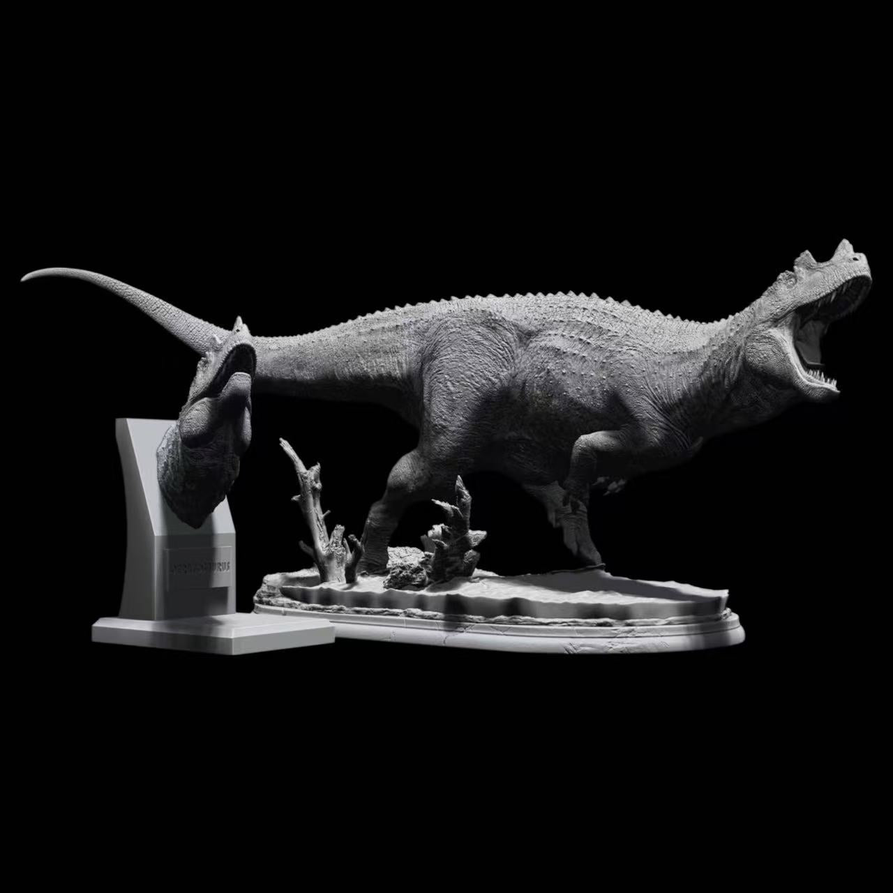 Ceratosaurus dentisulcatus statue Model Kit 1:10 1:18 1:35 Scale  Showanna Studio