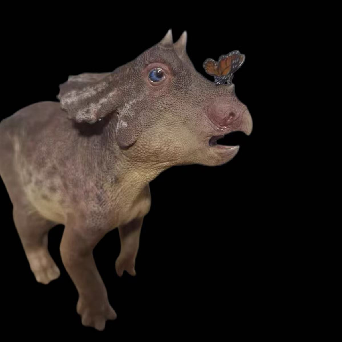 Juvenile Triceratops Scene Statue Model Kit 1:10&nbsp; ScaleDinosoul Studio